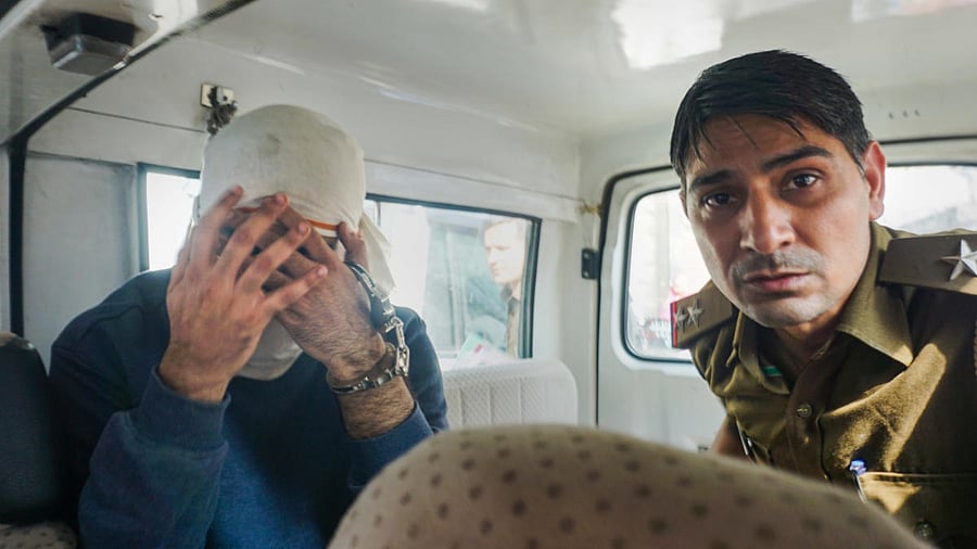 Aftab Poonawala in police custody. Credit: PTI Photo