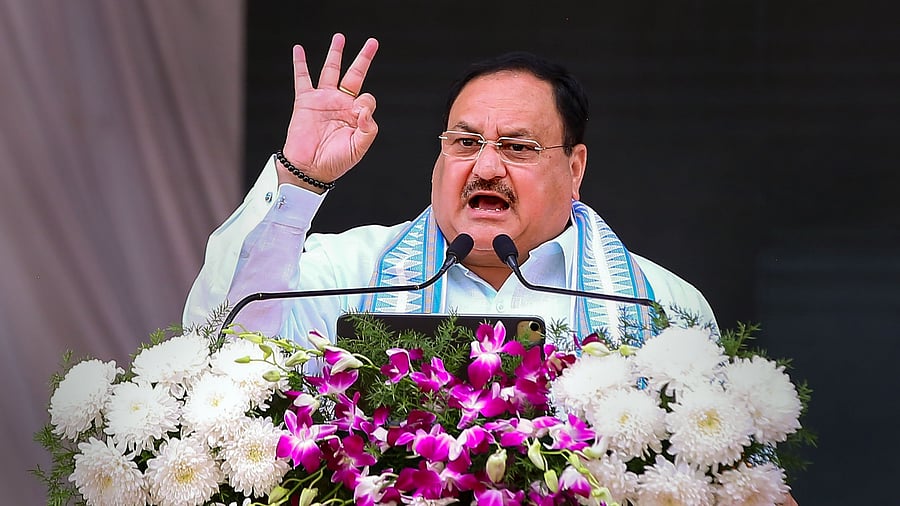 BJP National President J P Nadda. Credit: PTI File Photo