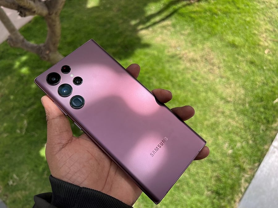 Samsung Galaxy S22 Ultra. Credit: DH Photo/KVN Rohit