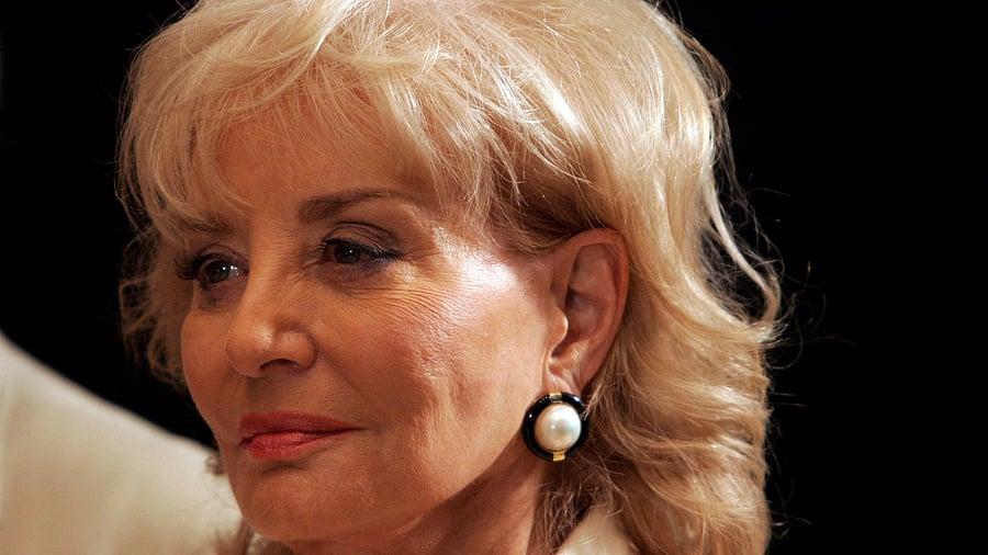 Television journalist Barbara Walters. Credit: AFP File Photo