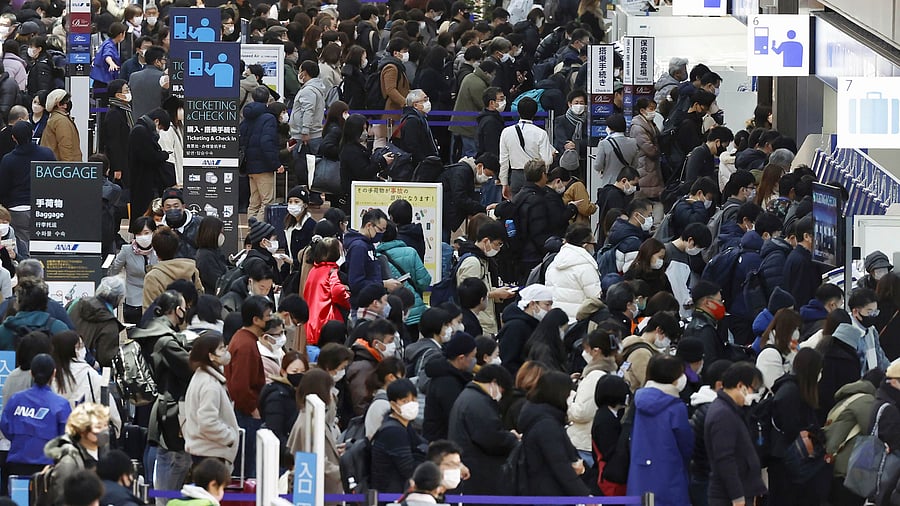 The Ministry of Civil Aviation on December 30, issued revised Covid guidelines for passengers arriving in international flights. Credit: AP Photo