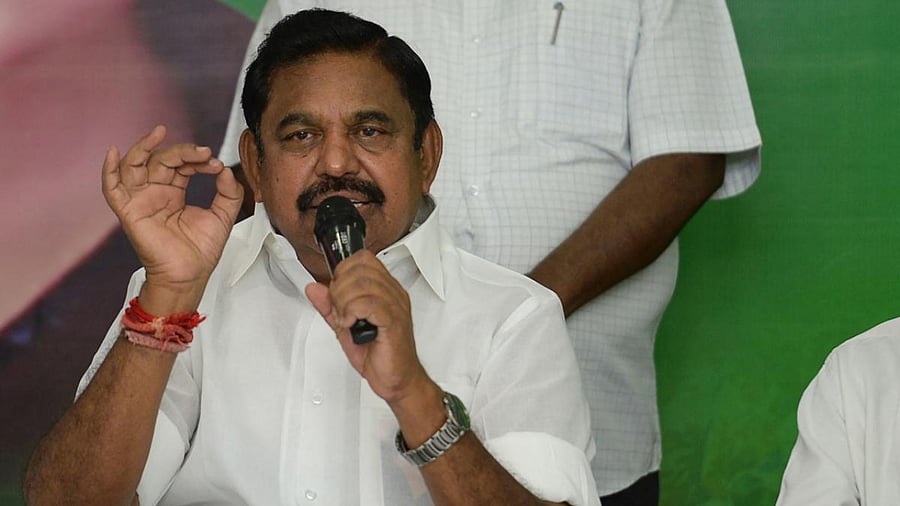 Palaniswami said it is a shame that Chief Minister M K Stalin, who is in-charge of the Home Ministry, is not able to save “police women” from his own party members. Credit: AFP file photo
