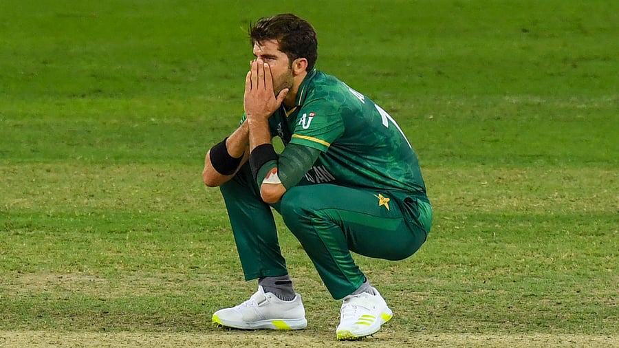 The injury to the pace bowler gave England a huge advantage in the World Cup final with Iftikhar Ahmed. Credit: AFP Photo