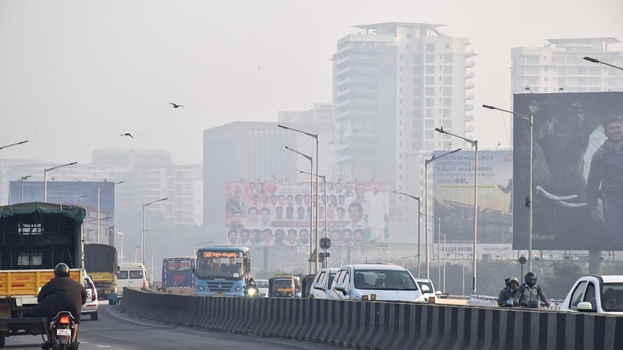 Hebbal flyover. Credit: DH Photo