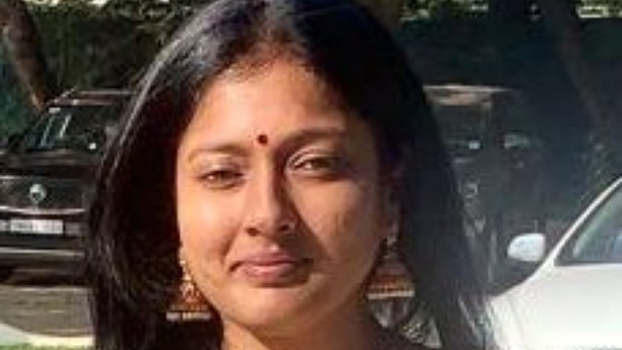 Actor turned politician Gayathri Raguramm. Credit: Twitter/BJP_Gayathri_R