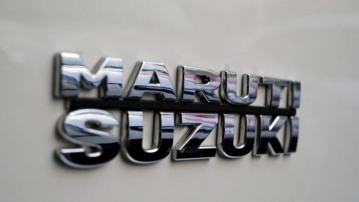 The logo of Maruti Suzuki India Limited. Credit: Reuters Photo