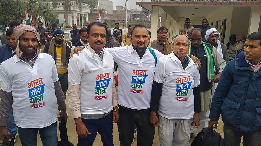 According to Amethi district Congress chief Pradeep Singhal, the party workers are likely to interact with Gandhi and urge him to contest the 2024 Lok Sabha elections from Amethi. Credit: PTI Photo