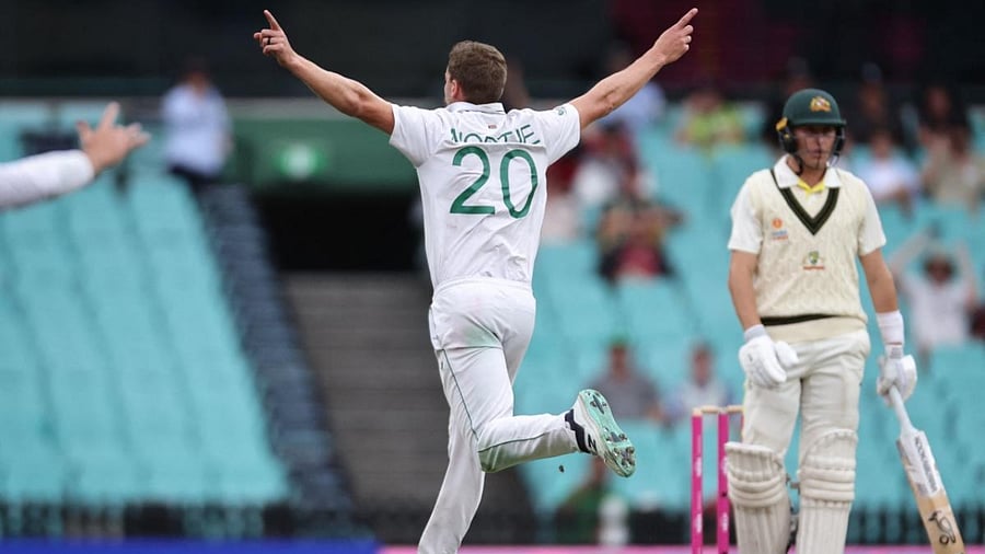South Africa versus Australia match at the Australia and South Africa at the Sydney Cricket Ground. Credit: AFP Photo