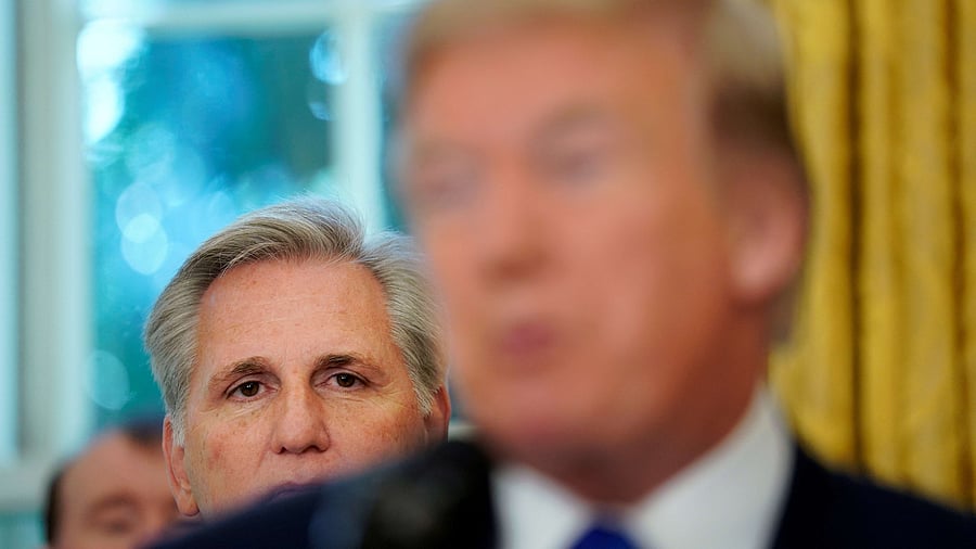 Trump’s goal was to break the logjam. But if Trump had wanted Perry to quickly flip, it wasn’t to be: The next day, Perry voted against McCarthy three more times. Credit: Reuters File Photo