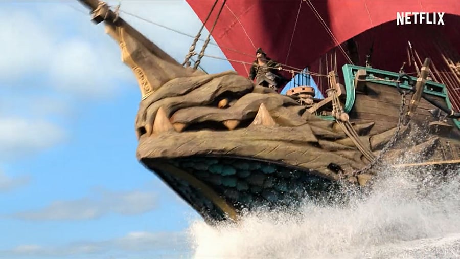 A screengrab from the movie The Sea Beast. Credit: Twitter/@netflix