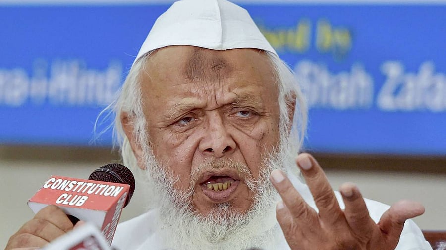 Maulana Arshad Madani. Credit: PTI Photo