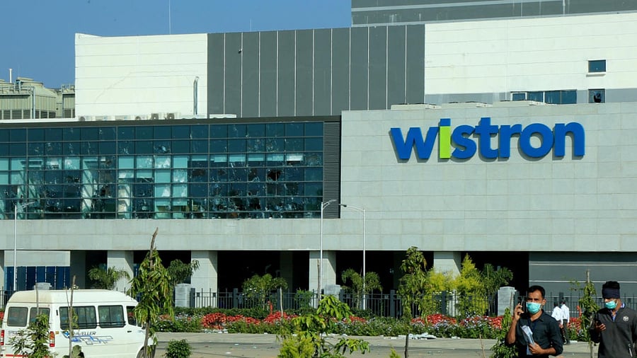 A facility run by Wistron Corp in Narsapura, southern India. Credit: Reuters Photo