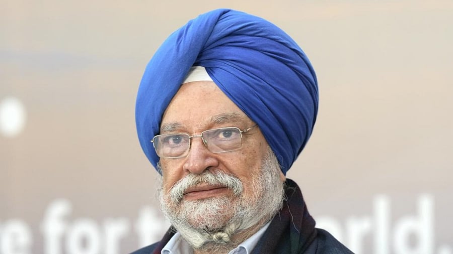Union Oil Minister Hardeep Singh Puri. Credit: PTI File Photo