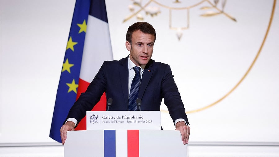 French President Emmanuel Macron. Credit: Reuters Photo