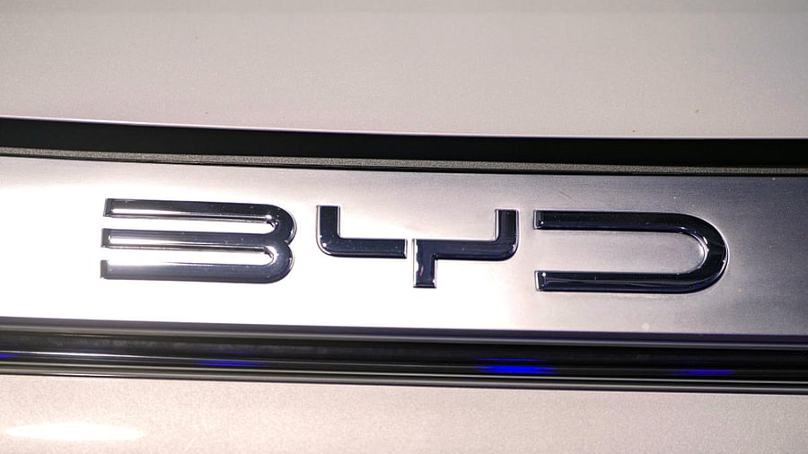 BYD logo. Credit: PTI Photo