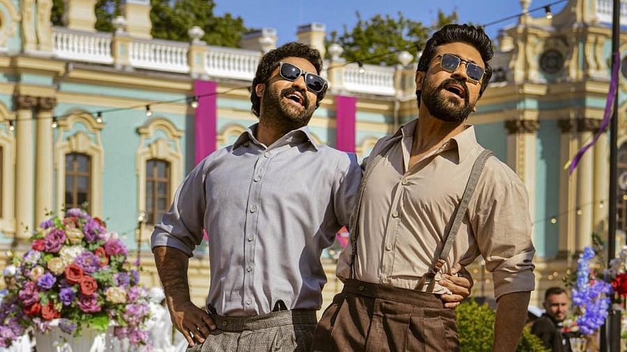 A still from 'Naatu Naatu'. Credit: PTI Photo