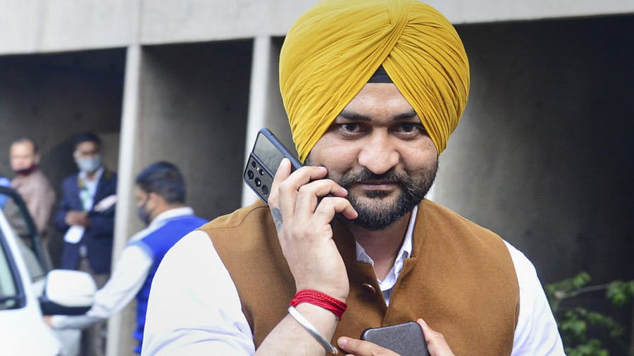 Accused Haryana Sports Minister Sandeep Singh. Credit: PTI Photo