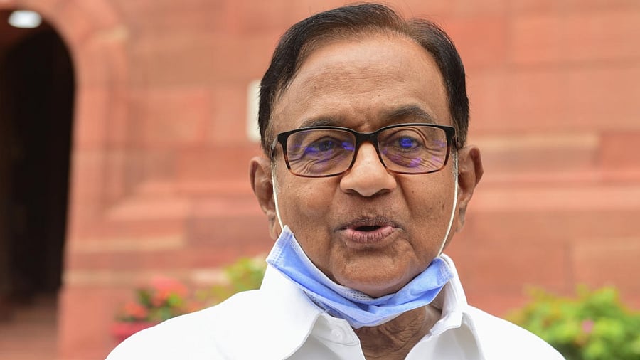 File photo of P Chidambaram. Credit: PTI Photo