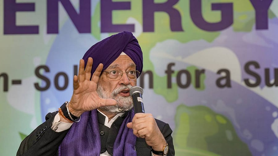 Hardeep Singh Puri. Credit: PTI Photo