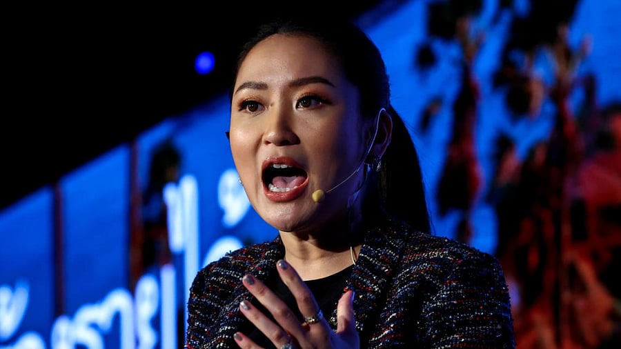 Paetongtarn Shinawatra, 36, the youngest daughter of billionaire former PM Thaksin Shinawatra. credit: Reuters Photo