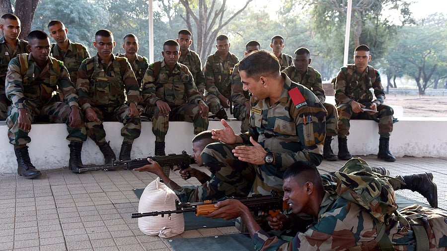 Hailing the potential of Agniveers, he said their spirit is reflective of the bravery of the armed forces which has always kept the flag of the nation flying high. Credit: PTI File Photo