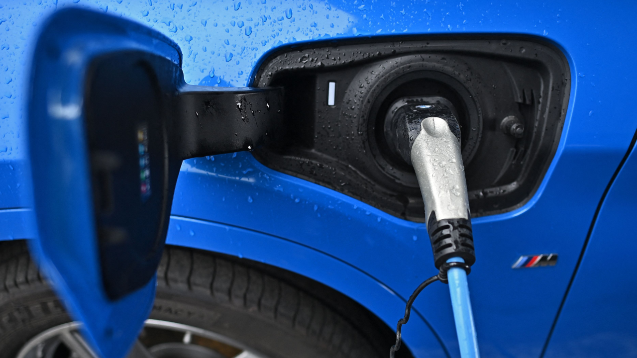 EV owners move court to get private charging points in apartments. Credit: AFP Photo