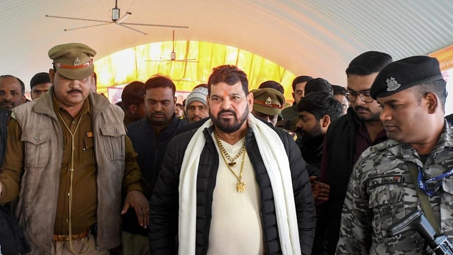Wrestling Federation of India (WFI) President Brij Bhushan Sharan Singh. Credit: PTI Photo