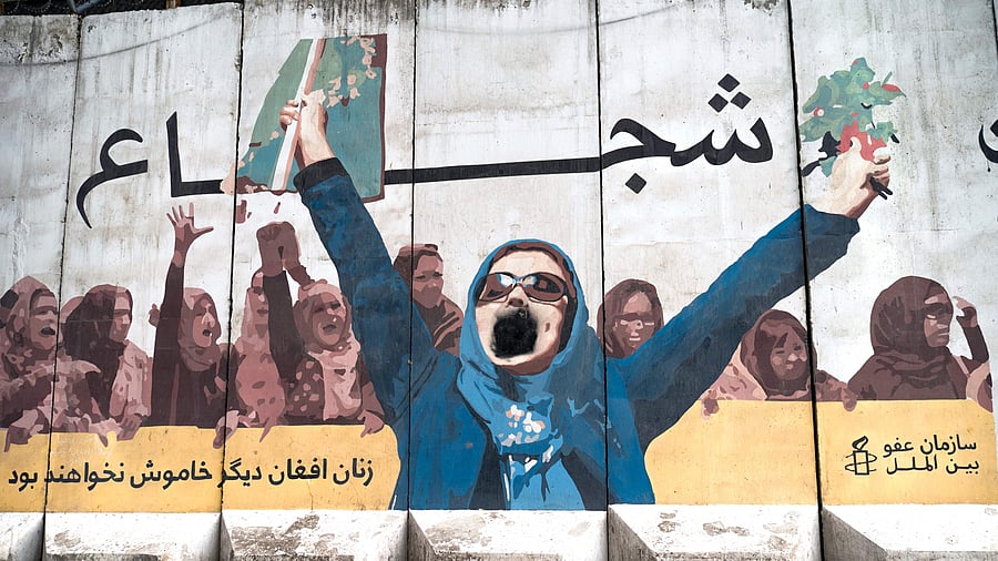 "We are the only country in the world where women and girls are denied their basic human rights such as education, work, and the freedom of movement." Representative image. Credit: AFP Photo