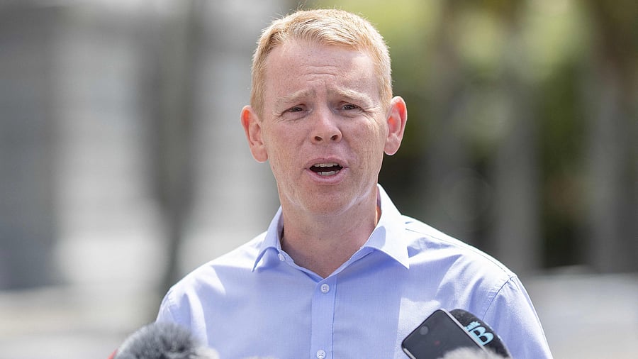 The 44-year-old police and education minister emerged Saturday as his Labour Party's sole contender to replace Jacinda Ardern following her shock resignation barely 48 hours earlier. Credit: AFP Photo