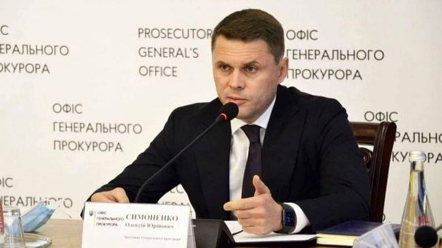 Ukraine's Deputy Prosecutor General Oleksiy Symonenko. Credit: Twitter/CyberRealms1