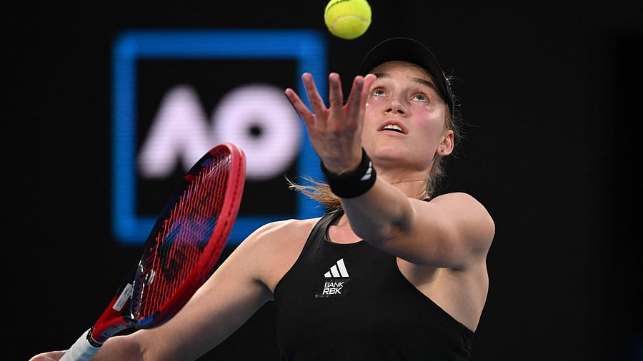 Elena Rybakina. Credit: AFP Photo