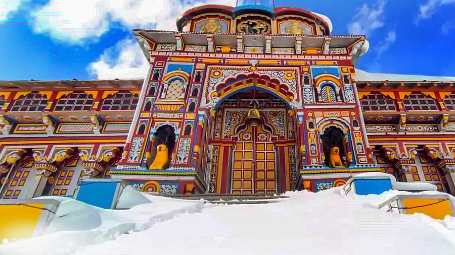Badrinath temple. Credit: PTI Photo