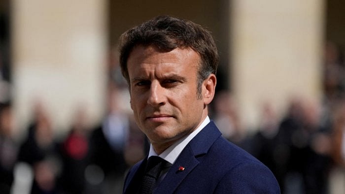 French President Emmanuel Macron. Credit: AFP File Photo