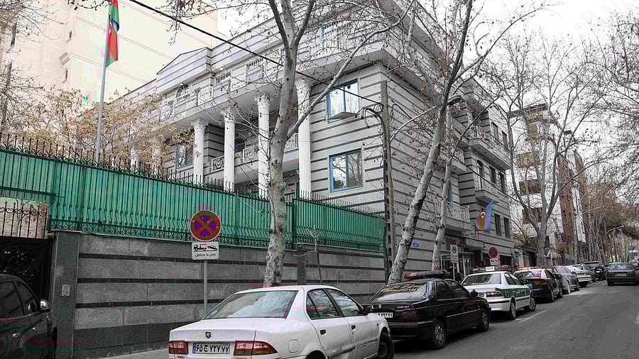 A general view of the Embassy of the Republic of Azerbaijan. Credit: Reuters Photo