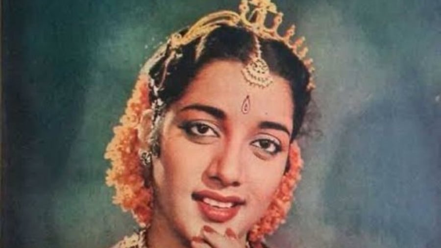Late Telugu actor Jamuna. Credit: Twitter/Ragavendraraoba