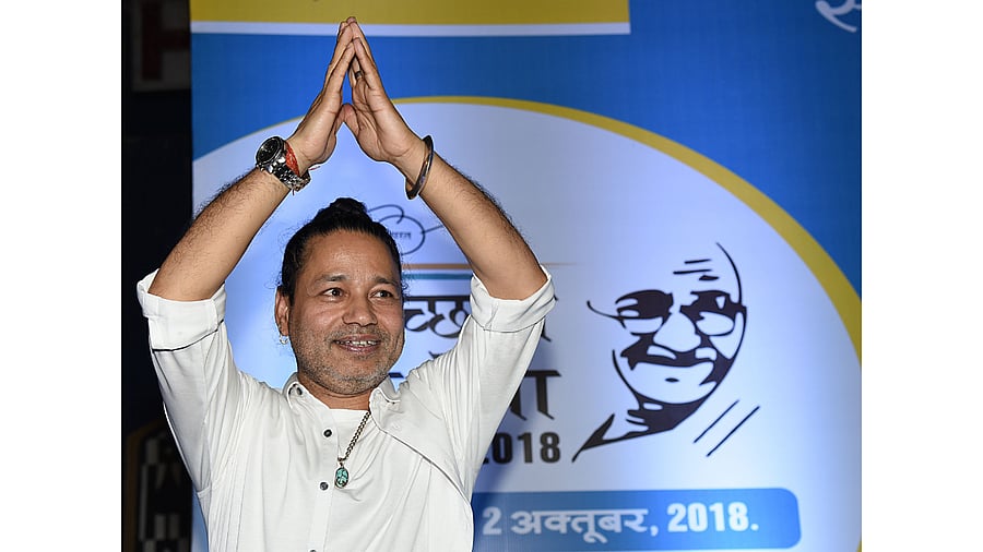 Indian Bollywood playback singer Kailash Kher. Credit: AFP Photo