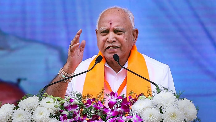 B S Yediyurappa. Credit: PTI Photo  