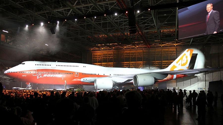 Boeing unveiling its 747. Credit: Reuters File Photo