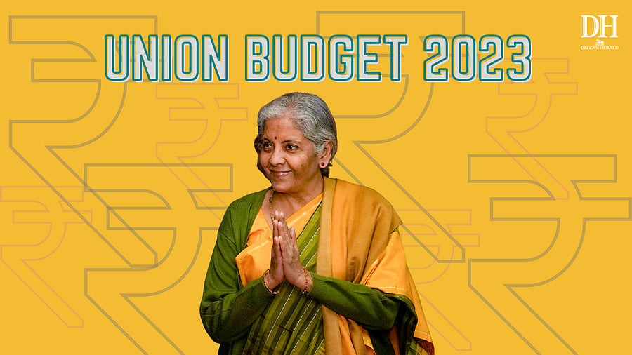India watchers will also zoom in on capital spending and whether Sitharaman will keep the investment plan elevated for a third straight year. Credit: DH Illustration