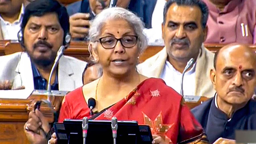 Nirmala Sitharaman. Credit: YouTube/ @Sansad TV