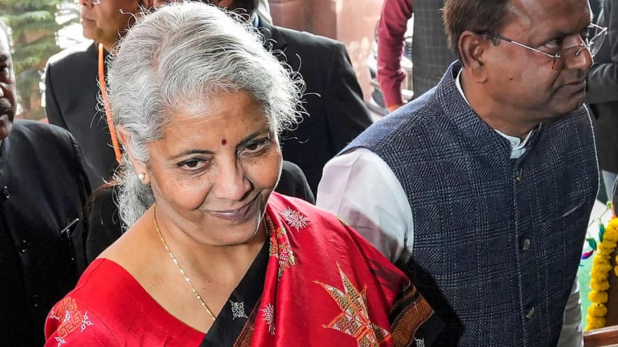 Union Finance Minister Nirmala Sitharaman announced the Budget. Credit: PTI Photo