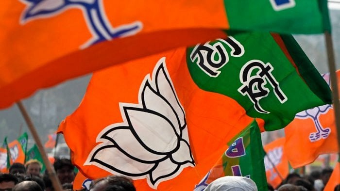 BJP flag. Credit: AFP File Photo