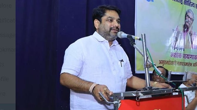 Congress leader Satej Patil. Credit: Twitter/@satejp