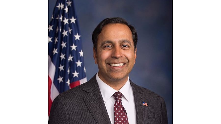 Indian-American Congressman Raja Krishnamoorthi. Credit/Twitter@CongressmanRaja