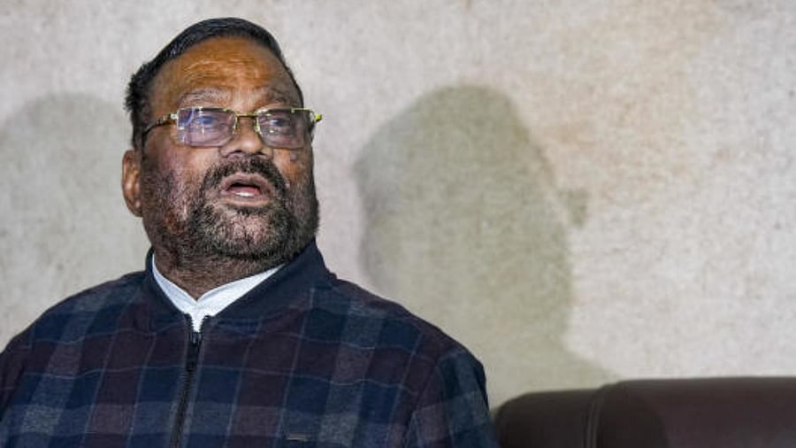 SP leader Swami Prasad Maurya. Credit: PTI Photo