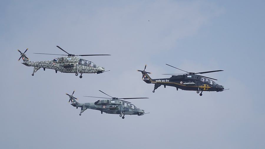 File Photo of Aero India show in 2019. Credit: DH Photo/Representative Image 