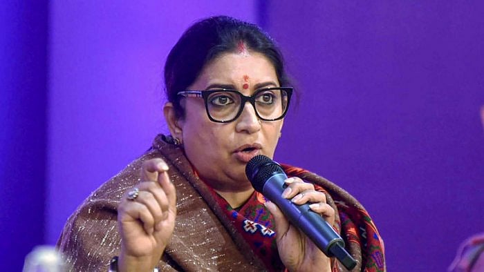 Minority Affairs Minister Smriti Irani. Credit: PTI Photo  