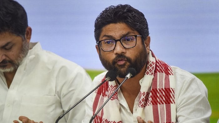 File photo of Congress MLA Jignesh Mevani. Credit: PTI Photo  