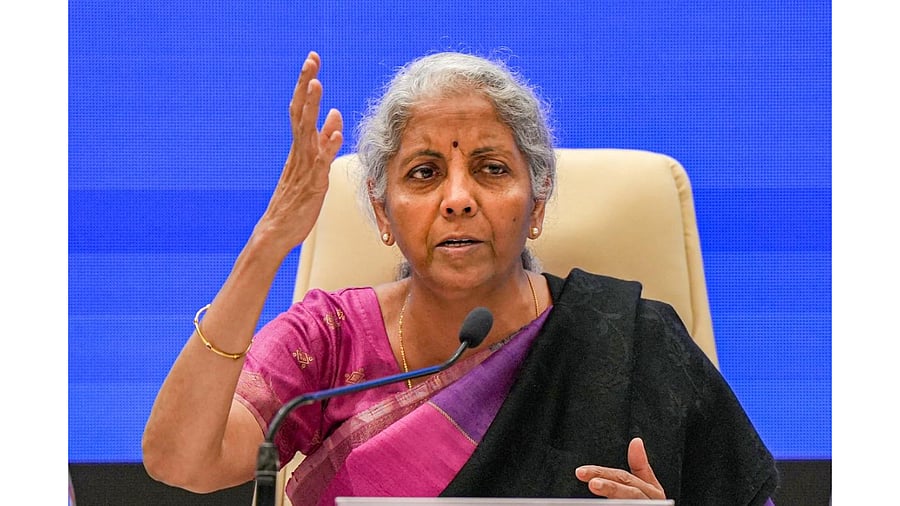 Union Finance Minister Nirmala Sitharaman. Credit: PTI Photo