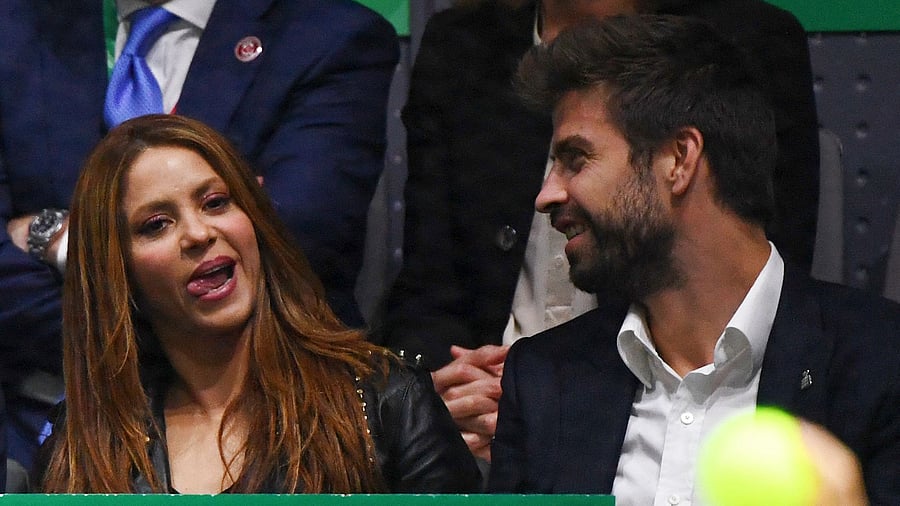 Shakira and Gerard Pique. Credit: AFP Photo